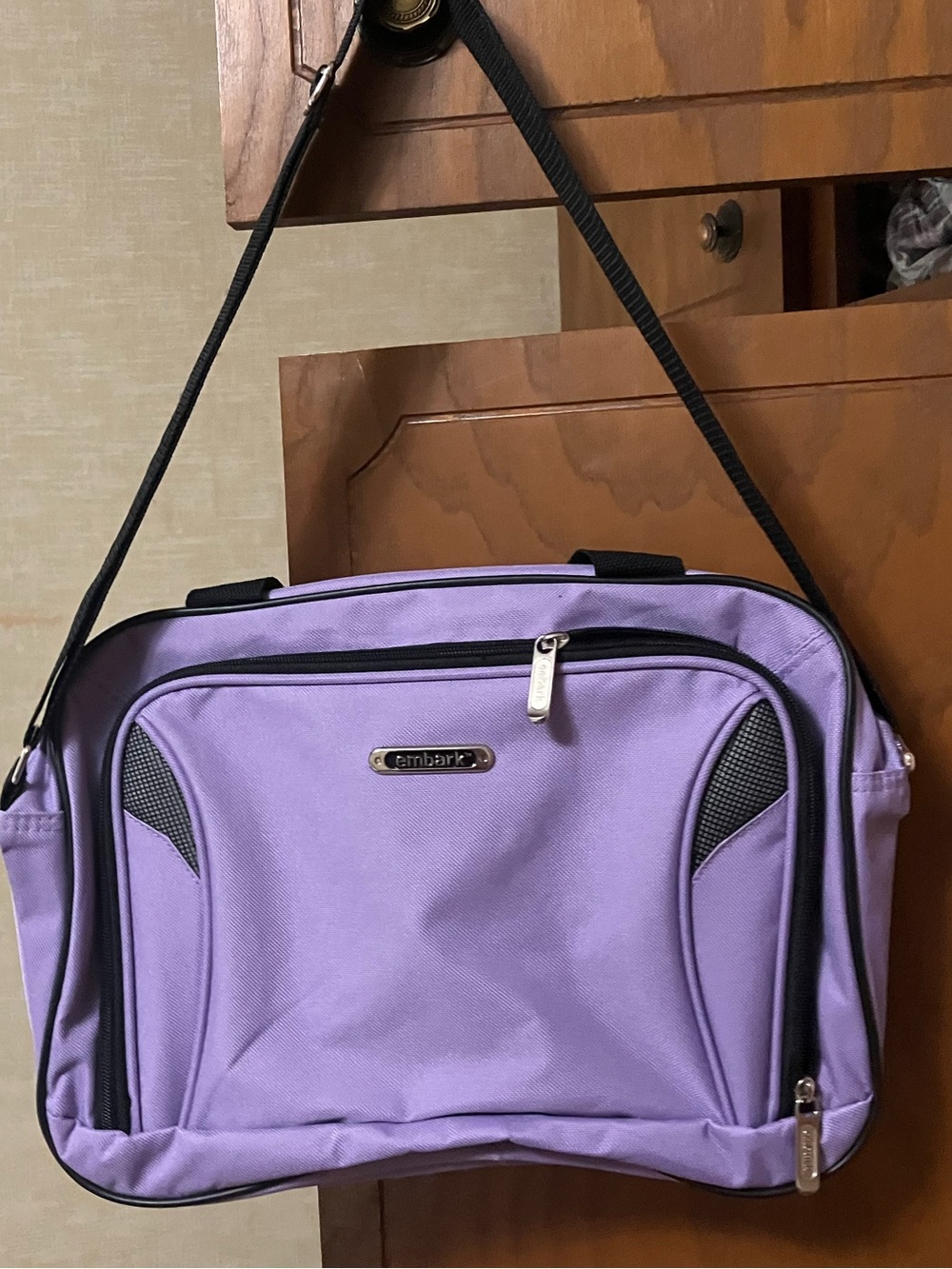 Embark pastel purple laptop bag